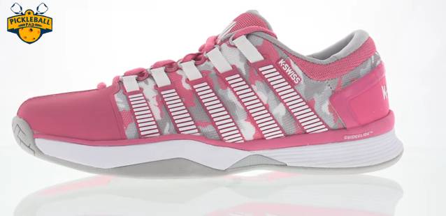 K-Swiss Women's Hypercourt Express Tennis Shoe (Coral Blush/White, 5)