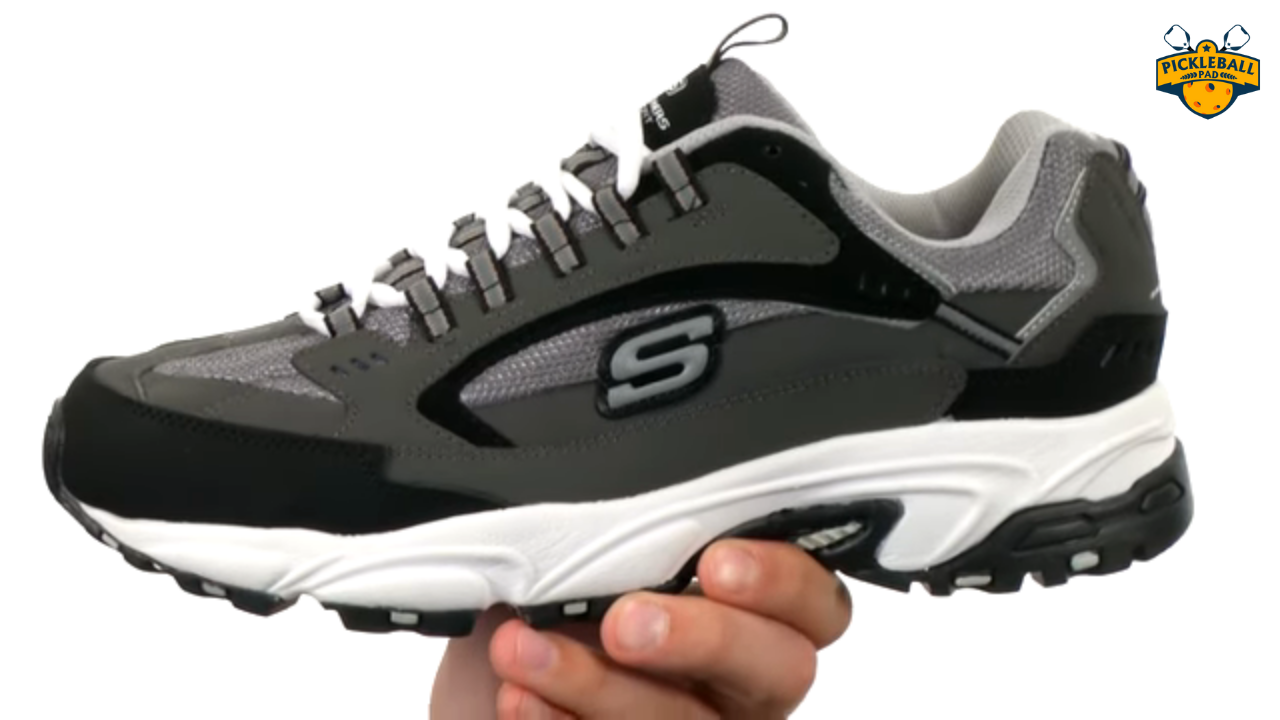 Skechers Sport Men's Stamina Nuovo Cutback Lace-Up Sneaker,Navy/Black,6.5 M US